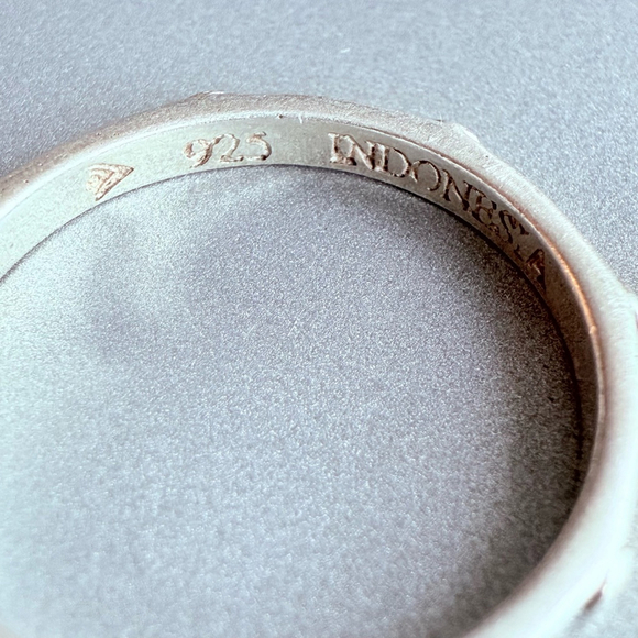 Silpada Modernist Porthole Stackable Eternity Sterling Silver 925 Retired Ring - Picture 7 of 8